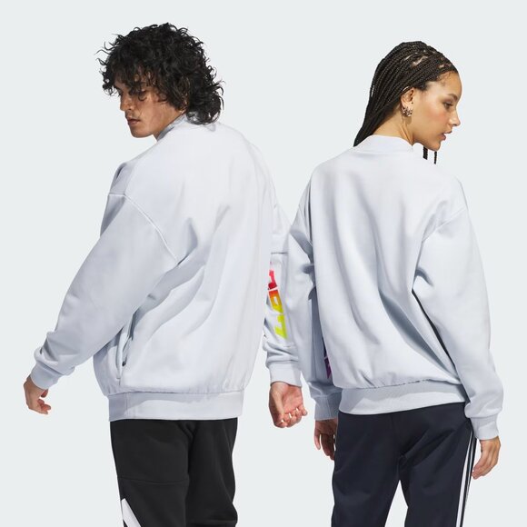 Adidas x Pabllo Vittar Pride Graphic Fleece Sweatshirt Adult Unisex, Size M - Picture 2 of 16